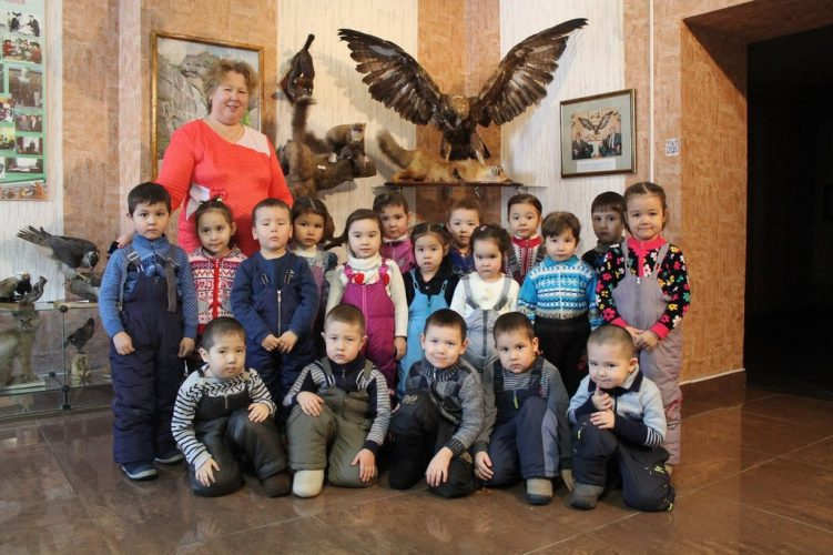 Участники акции - воспитанники детского сада "Акбузат"