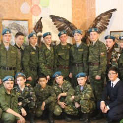 Наши гости курсанты военно-патриотического клуба "Пламя" МОБУ "Лицей №9".